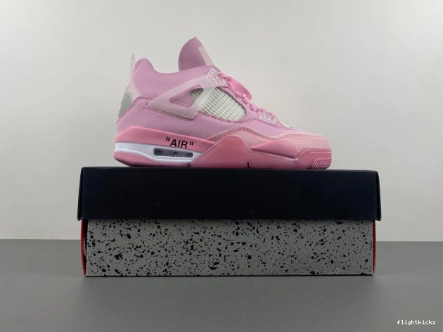 OFF-WHITE PINK 4 X JORDAN 0803